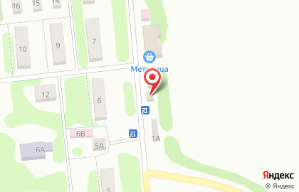 Продуктовый магазин на улице Губкина на карте