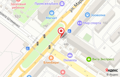 Магазин печатной продукции Союзпечать в Краснооктябрьском районе на карте