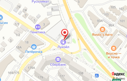 АЗС в Новороссийске на карте