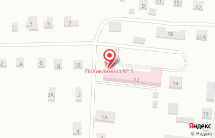Поликлиника №1 в Пензе на карте