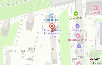 Парикмахерская Салон-парикмахерская в Москве на карте