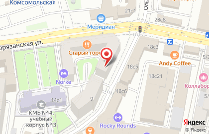 Отель Norke в Москве на карте