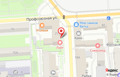Ювента на улице Карла Маркса на карте