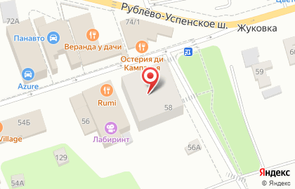 Клининговая компания Уборка коттеджей в Жуковке на карте