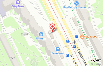 Union на Бухарестской улице на карте