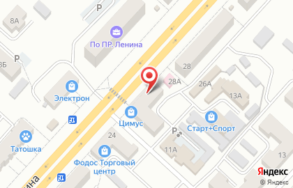 Ломбард-Золотофф на проспекте Ленина на карте