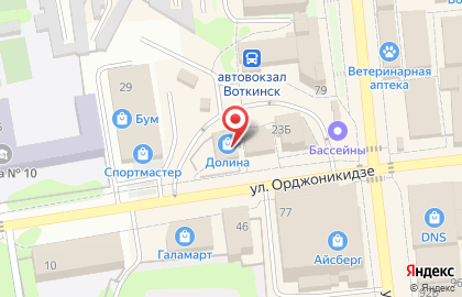 Садовый №1 в Ижевске на карте