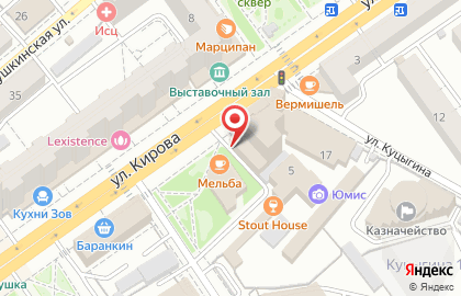 Салон красоты Миледи в Ленинском районе на карте