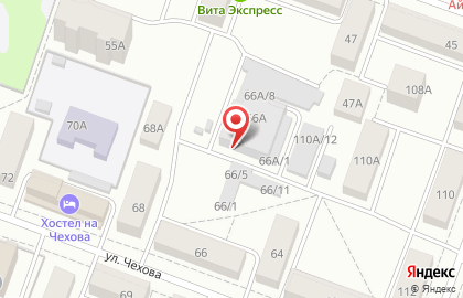 Йошкар-Олинская чулочная фабрика Маритекс на улице Чехова на карте