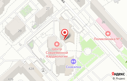 Фитнес-центр Гармония в Советском районе на карте