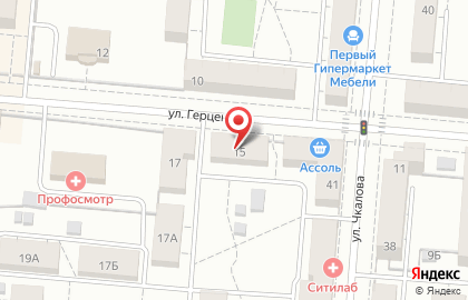 Магазин Красное & Белое на улице Герцена в Первоуральске на карте