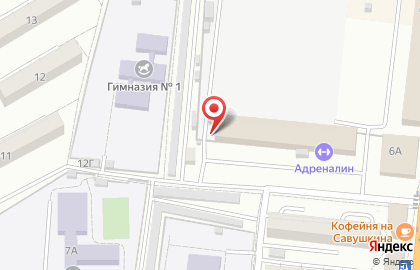 Автостоянка в Астрахани на карте
