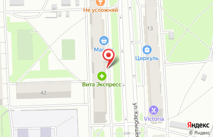 Булочная-пекарня Жар-Свежар на улице Карбышева на карте