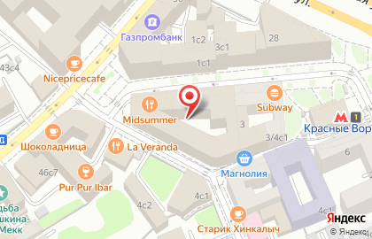 Центрального АО Территориальное Агентство Департамента Имущества г. Москвы на карте