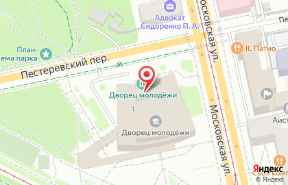Дворец Молодёжи в Екатеринбурге на карте