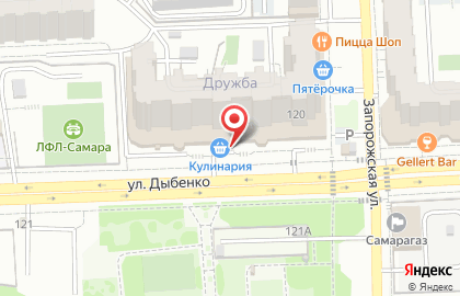 Кулинария в Самаре на карте