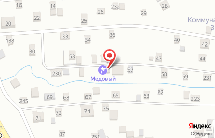 Русская баня Медовая на карте