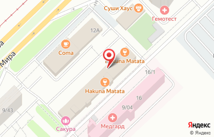 Студия MY BROW studio на карте