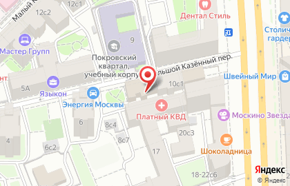 Интернет-магазин косметики Krasotkapro.ru на метро Красные ворота на карте