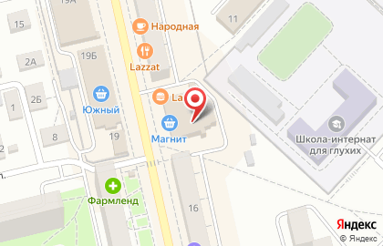 Магазин постоянных распродаж Галамарт на улице Ухтомского на карте