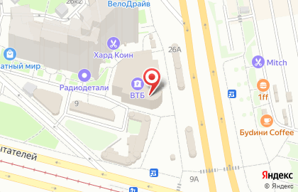 Руки ВВерх! Бар на проспекте Испытателей на карте