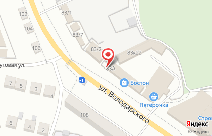 Цветочный магазин Фитодизайн на улице Володарского на карте
