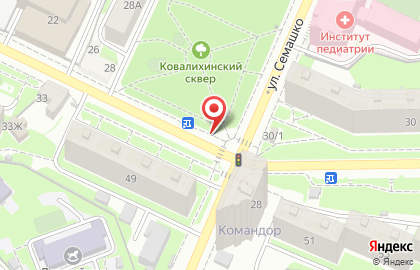 Киоск по продаже фруктов и овощей на улице Ковалихинская на карте