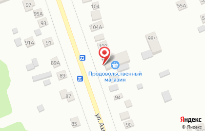 Продовольственный магазин в Ленинском районе на карте
