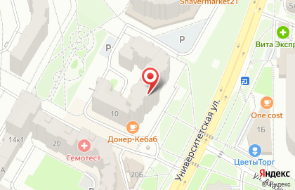Сахарок на проспекте Максима Горького на карте