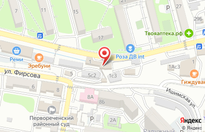 Закусочная Чебурек в Первореченском районе на карте