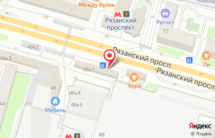 Продуктовый магазин в Москве на карте