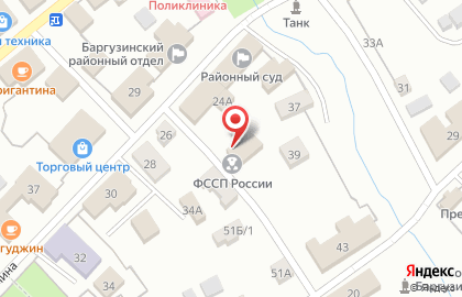 Баргузинский районный отдел судебных приставов на карте