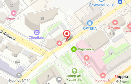 Пятница на Пушкинской улице на карте