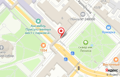 Управление архитектуры и градостроительства Калужской области на карте