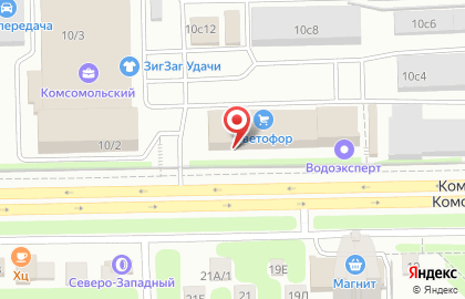Транспортно-логистическая компания Авто-Перспектива на Комсомольском проспекте на карте