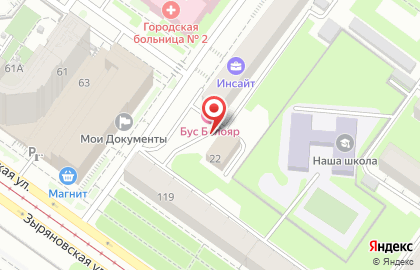 Магазин Продукты в Новосибирске на карте