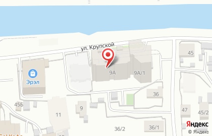 Компания грузовых перевозок на улице Крупской на карте