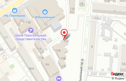 Парикмахерская Народная в Октябрьском районе на карте