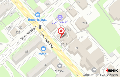 Торговая компания Чистовье на улице Чехова на карте