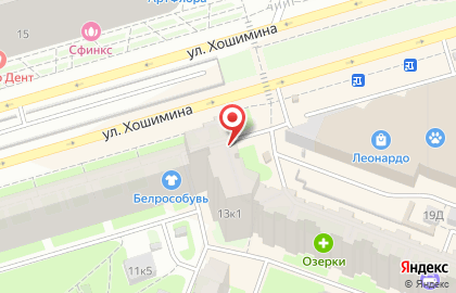 Автошкола Автостудент на проспекте Просвещения на карте