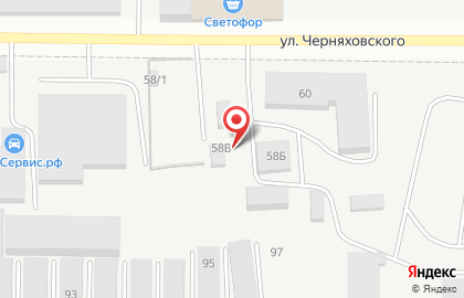 Компания по продаже деревянных поддонов ВостокПаллет на улице Черняховского на карте