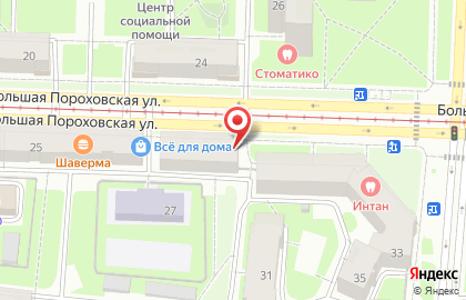 Супермаркет напитков Ароматный мир на Большой Пороховской улице на карте