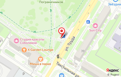 Зоомагазин ЛапУшки на улице Труда на карте