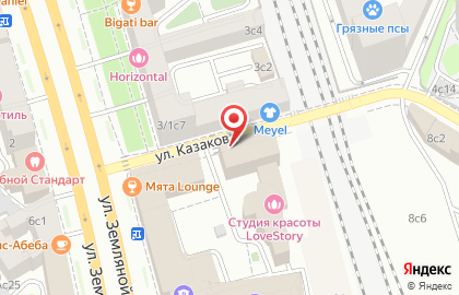 Автошкола Престиж на улице Казакова на карте