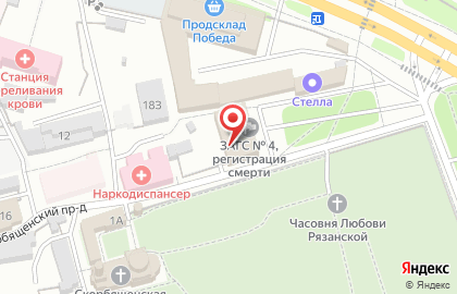 Богородское кладбище на карте