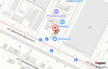 Автосалон Демидыч на улице Дмитрия Донского, 53 на карте