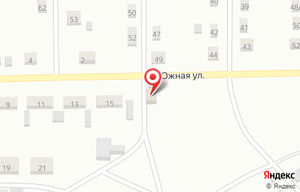 Продовольственный магазин Южный на Южной улице на карте