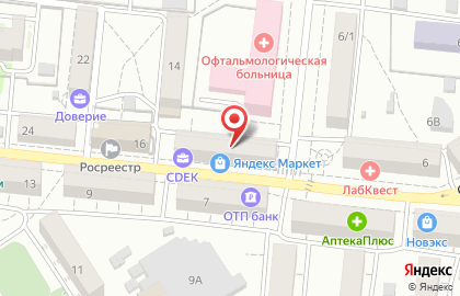 Твист на Советской улице на карте
