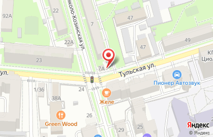 Киоск по ремонту обуви на Николо-Козинской улице на карте