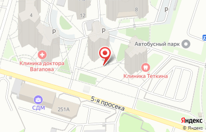 Туристическое агентство Риверсайд в Октябрьском районе на карте
